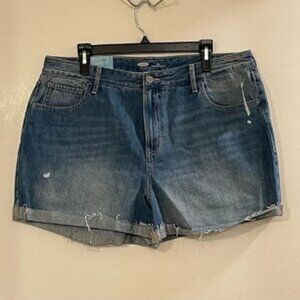 OLD NAVY High Rise Regular Standard Short‎ in Pebble Wash